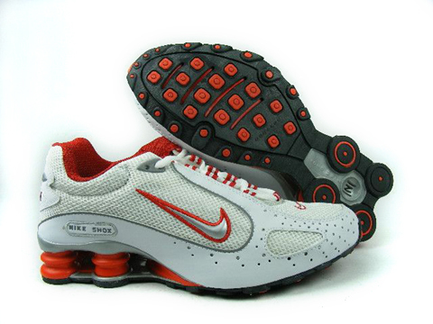 Nike Shox Monster White Red Silver